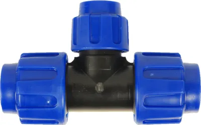 Obrázek produktu pro KIRCHHOFF Redukční T-kus, 25 x 20 x 25 mm pro zavlažovací systém HDPE, zavlažování zahrady pitnou vodou Vyrobeno v EU