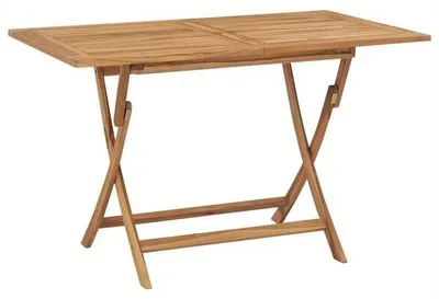 Obrázok produktu pre Stôl do záhrady – jedálenský stôl – sklopný stôl – príborný stolík – skladací – odolný polyetylén – 120x70x75 cm