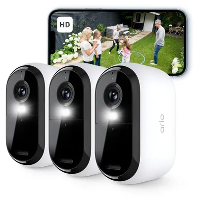 Obrázok produktu pre Arlo Essential VMC2350-100EUS, IP bezpečnostná kamera, Vnútorné a vonkajšie, Bezdrôtový, Stropné / nástenné, Biela, Guľka (tvar)