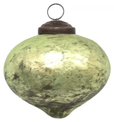 Produktbild von Clayre & Eef Weihnachtskugel Ø 7 cm Grün Glas