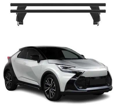Produktbild von Menabo Dachträger Grundträger für Toyota C-HR mk2 2023-2025 Alu Schwarz 2tlg, KI-generiertes Bild