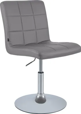 Produktbild von CLP Esszimmerstuhl Ricky Kunstlederbezug höhenverstellbar 360° drehbar grau