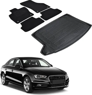Obrázek produktu pro Sada Velurových Koberců a Vaničky do Kufru pro Audi A3 8V 2012-2020 Sedan