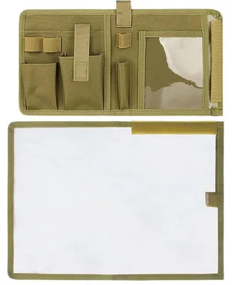 Image de Étui de cartes tactique, imperméable, en Oxford 900D, dimensions 18,8 x 17 cm, couleur CP (Camouflage)