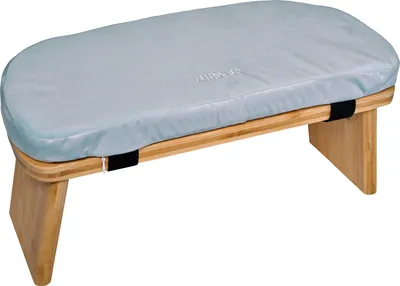 Produktbild von Zen Power Yoga Bench - hellblau- klappbare Yoga Bank aus Holz