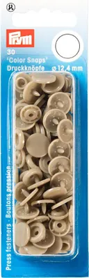 Produktbild von PRYM Nähfrei-Druckknöpfe Color Snaps, rund, Ø 12,4 mm, champagner