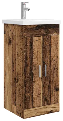 Immagine prodotto di vidaXL Mobile da bagno con lavabo in legno invecchiato 42 x 40 x 84,5 cm