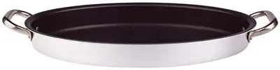 Ovale Alu-Antihaft-Bratpfanne 34 cm, 2 Griffe