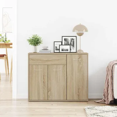Obrázok produktu pre vidaXL Príborník Sonoma Dub 88x30x70 cm odvodený výrobok z dreva