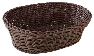 Obrázok produktu pre APS Profi Line košík oválny, tmavohnedý, výška: 75 mm, dĺžka: 260 mm