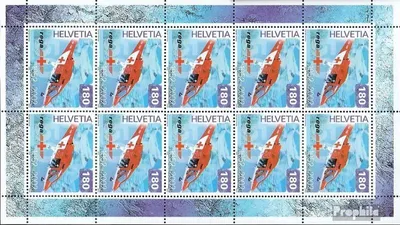 Produktbild von Briefmarken Schweiz 2002 Mi 1784Klb Kleinbogen (kompl.Ausg.) postfrisch Rettungsflugwacht