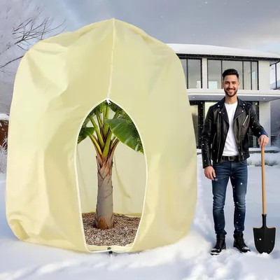 Image de Protection hivernale pour les plantes, dimensions 200 x 240 cm, respirante et résistante aux déchirures