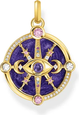 Produktbild von THOMAS SABO Anhänger Damen Cosmic Amulet Gelbgold‑vergoldet PE956-565-13