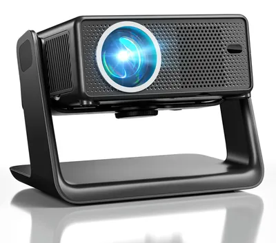 Imagen del producto de Mini proyector con resolución de 1920 x 1080 - Compatible con 4K - Portátil - Ideal para crear un cine en casa