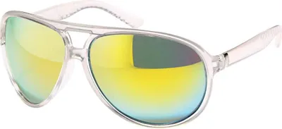 Produktbild von Gil Damen Sonnenbrille Runde Designer 80er Piloten Urlaub Sommer Strand Brille 30419 Grün Weiß