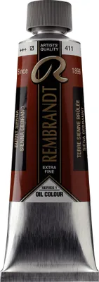 Obrázok produktu pre Rembrandt olejová farba v tube 150 ml, pálená sienna 411