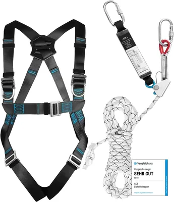 Immagine prodotto di Cintura di sicurezza ACE – Cintura a 1 punto – con protezione anticaduta – EN 353/361 – fino a 100 kg