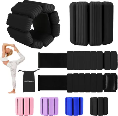 Produktbild von Gewichtsarmbänder für Beine und Arme, 2 x 0,5 kg, verstellbar, für Fitness