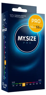 Zdjęcie produktu dla Prezerwatywy MY.SIZE PRO Rozmiar 3 53 mm 10 sztuk
