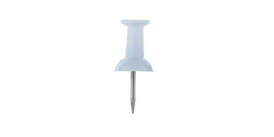 Produktbild von ALCO Pinnwandnadel 9 x 21 mm (Ø x L) Kunststoff weiß 20 St./Pack.