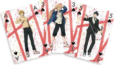Produktbild von Karty do gry Chainsaw Man - Oficjalny produkt Crunchyroll, 54 szt.