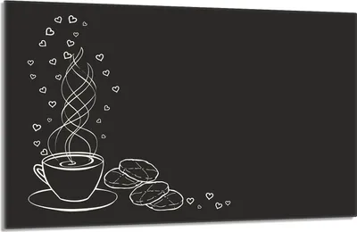 Produktbild von Glas-Herdplattenschutz 80x52 Kaffee