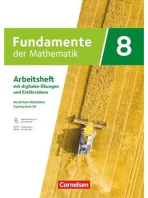 Immagine prodotto di Fundamente der Mathematik 8. Schuljahr - Nordrhein-Westfalen - Arbeitsheft zum Schulbuch mit Erklärfilmen und digitalen Übungen
