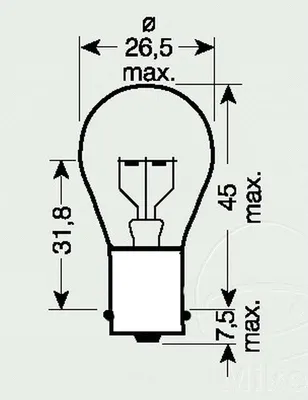 Obrázek produktu pro Lampa 6V21W Jmp