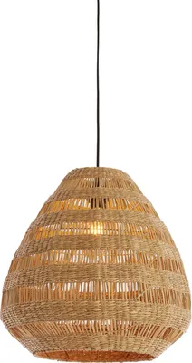 Image de Light & Living - suspension - Soluna - naturel - matériaux végétaux - Ø 47cm - E27 - 2996183