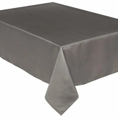Produktbild von Fleckschutz-Tischdecke grau taupe - 140x240 cm - Atmosphera créateur d'intérieur