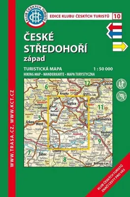 Obrázek produktu pro KČT 10 České středohoří-západ 1:50 000 / turistická mapa