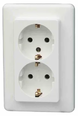 Produktbild von Kopp 912613066, CEE 7/3, 1 Modul(e), CEE 7/4, Weiß, 250 V, 16 A