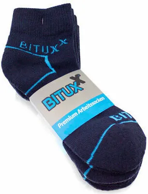 Produktbild von Bituxx 3 Paar Quaters Freizeit & Arbeitssocken Navy 39-42 MS-18328