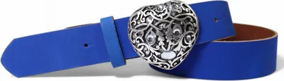 Produktbild von Ledergürtel Damen Echtleder 4 cm, Herz-Schnalle Strass funkelnd, FRONHOFER