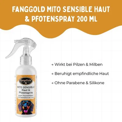 Produktbild von FangGold MITO SENSIBLE Haut & Pfotenspray 200 ml