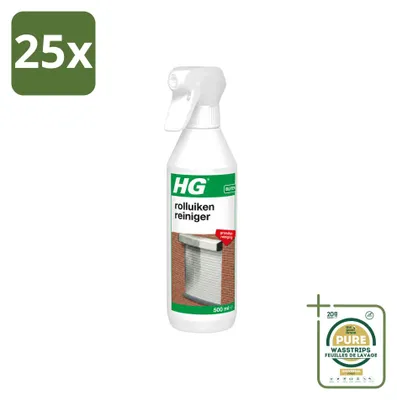 Produktbild von 25 x HG Rolladenreiniger - Gründliche Reinigung - 500 ml - Vorratspackung - 25 Stücke