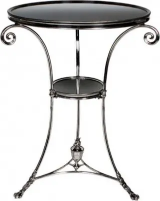 Produktbild von Casa Padrino Luxus Art Deco Designer Beistelltisch Antik Silber - Luxus Beistelltisch