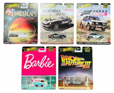 Produktbild von Hot Wheels Premium Pop Culture 2024 5er Set