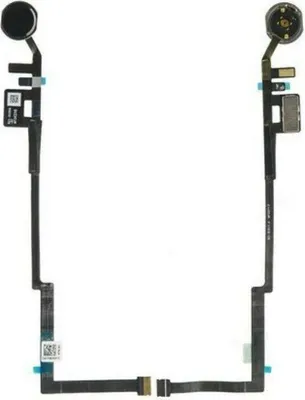 Produktbild von Home Button Menü Taste Flexkabel Schwarz für iPad 5 2017 / iPad 6 2018