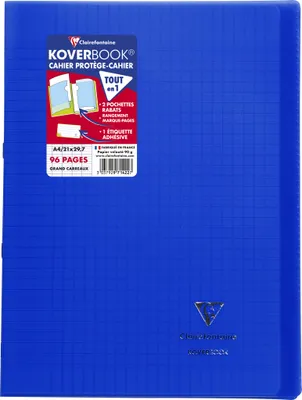 Produktbild von Clairefontaine 10x Koverbook, Heft A4, 48 Blatt 90g - Marineblau 971422C