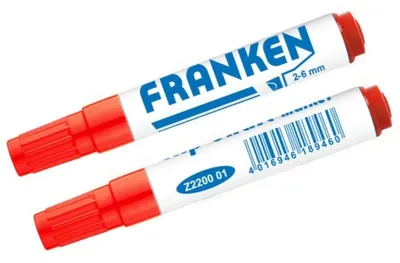 Obrázek produktu pro FRANKEN Flipchart Marker, Strichst„rke: 2-6 mm, rot
