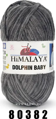 A ball of grey yarn with a label.