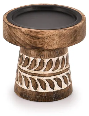 Immagine prodotto di Candele portacandele in legno, ideali per la decorazione della tavola e per matrimoni
