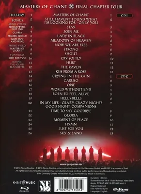 Produktbild von Gregorian-LIVE! Masters Of Chant-Final Chapter Tou