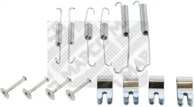 Produktbild von MAPCO Zubehörsatz Bremsbacken 9717 Hinten für FORD Fiesta Mk6 Schrägheck (JA8, JR8)