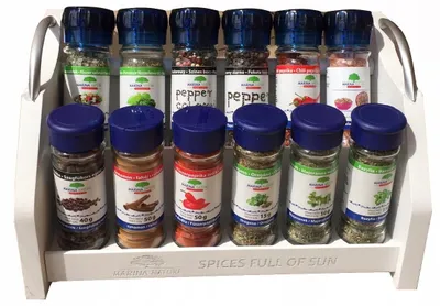 Zdjęcie produktu dla Półka z przyprawami biała