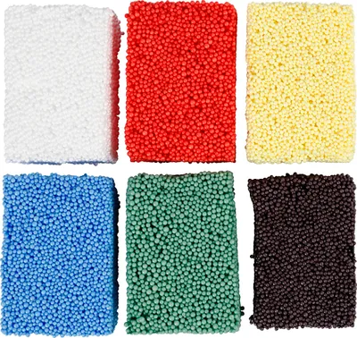Produktbild von Creativ Company Soft Foam Knete Set - 6 Farben - je 10g