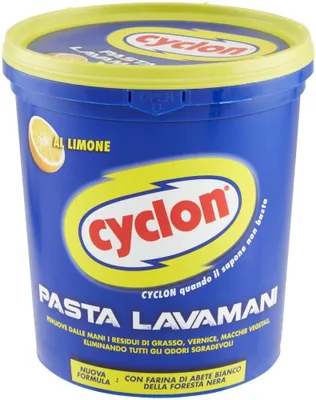 Produktbild von Cyclon D6019, Hände, Cremeseife, Polypropylen (PP), Rund, Blau, Gelb, Italien