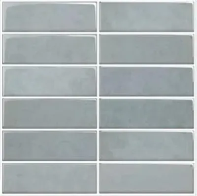 Image de Carrelage Adhésif 3d Zellige Gris 30.5x25cm - Access Deco