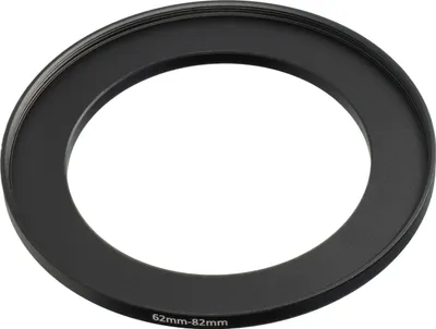 Produktbild von vhbw Step-Up-Ring Adapter 62mm - 82mm für Kamera Objektiv - Filteradapter, Metall Schwarz